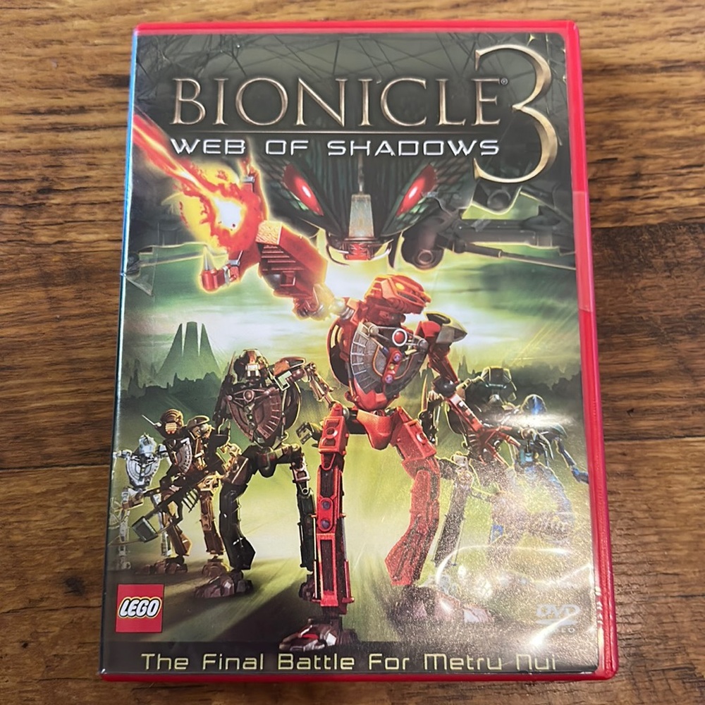 LEGO Bionicle 3 Web of Shadows DVD 2005 Complete w Case & Insert